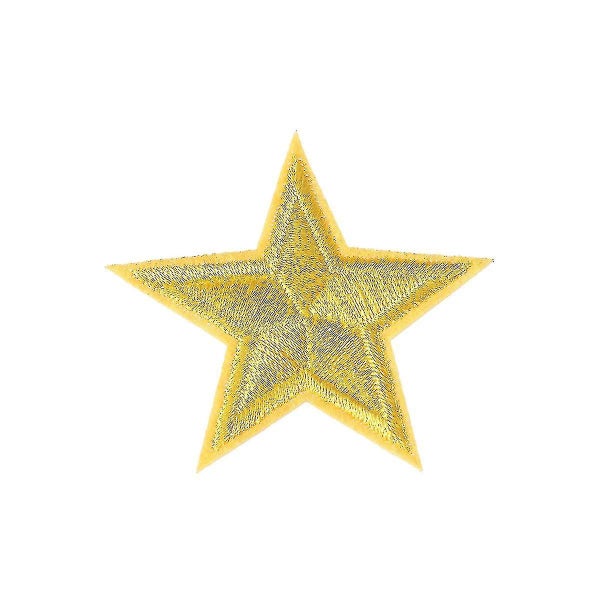 10pcs Small Five-pointed Star Embroidery Cloth Patch Decorative Patch Clothes Carousel 2