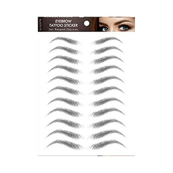 6 Sheets Of 4d Hair-like Waterproof Eyebrow Tattoo Stickers Eyebrow Transfer S62964510559489112