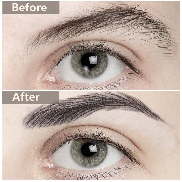 6 Sheets Of 4d Hair-like Waterproof Eyebrow Tattoo Stickers Eyebrow Transfer S62964510559489114