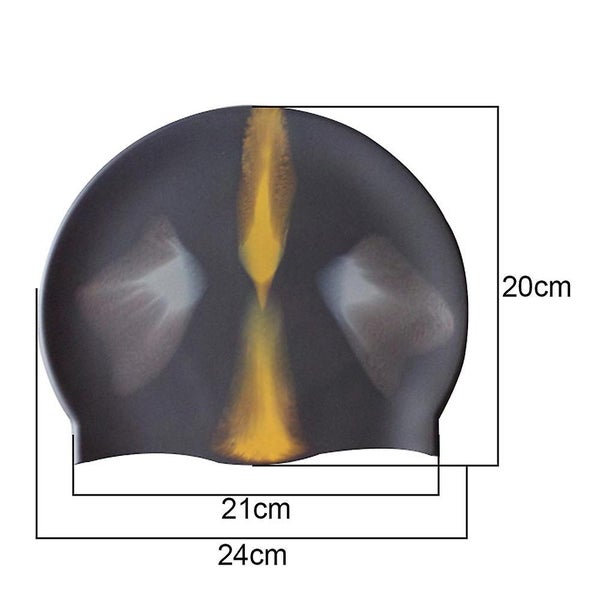 Silicone Swim Caps Durable Comfortable Adult Swimming Cap Elastomeric For Wome Carousel 2
