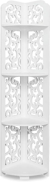 Bathroom Organizer Shelf Corner Shelves Storage Rack Waterproof Carousel 9