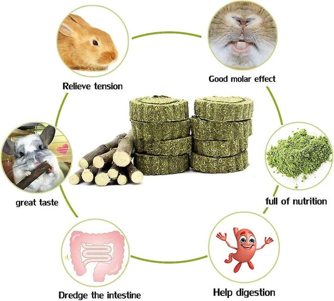 Chew Toys For Teeth Molar Rabbit Toys Natural Organic Apple Sticks For Rabbits Carousel 2