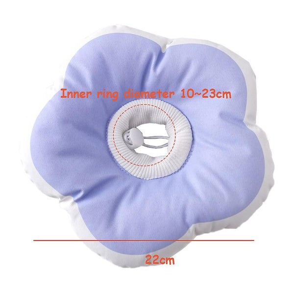 Cat Recovery Collar Cute Flower Neck Pillow Prevent From Licking Biting Scratc Carousel 2