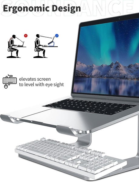 Laptop Stand Aluminum Ergonomic Laptops Elevator Carousel 5