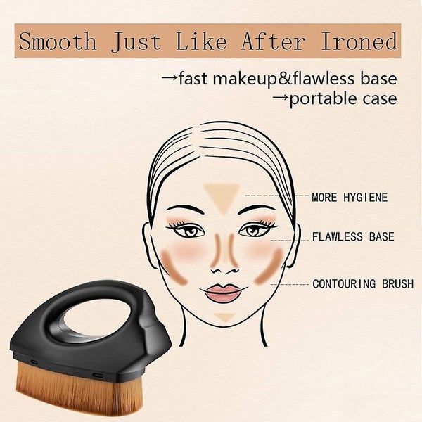 Flawless Foundation Kabuki Brush Large Makeup Brush For Blend Liquid Cream Pow Carousel 4