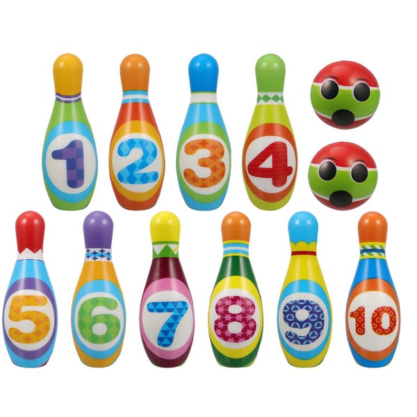 1 Set Children Bowling Toy Bowling Game Toy Number Cognition Educational Toy Carousel 3