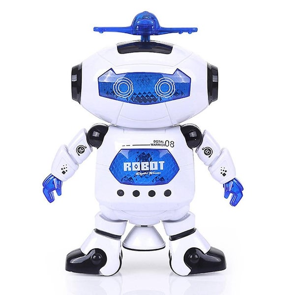 360 Body Spinning Dancing Robot Toy With Led Lights Flashing And Music Electro Carousel 1