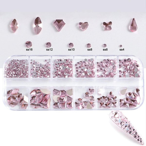 Nail Gems Rhinestones Flatback Crystal Glass Diamond Rhinestones Jelly Rhinest Carousel 2