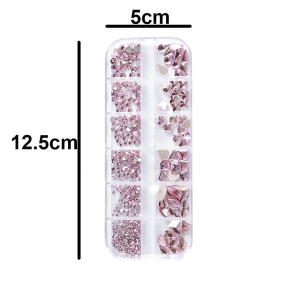 Nail Gems Rhinestones Flatback Crystal Glass Diamond Rhinestones Jelly Rhinest Carousel 4
