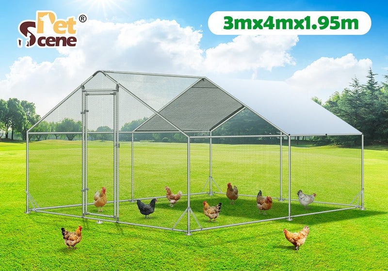 Outdoor Chicken Run - 300x400x195cm Carousel 2