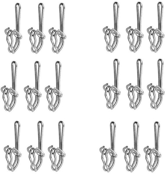Metal Hooks For Curtains Pack Of 100 Sturdy And Durable Curtain Hooks Carousel 1