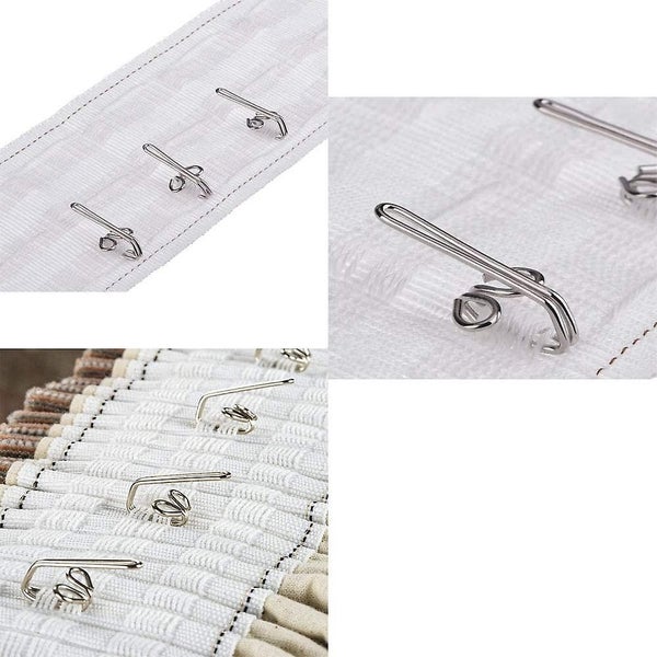 Metal Hooks For Curtains Pack Of 100 Sturdy And Durable Curtain Hooks Carousel 3