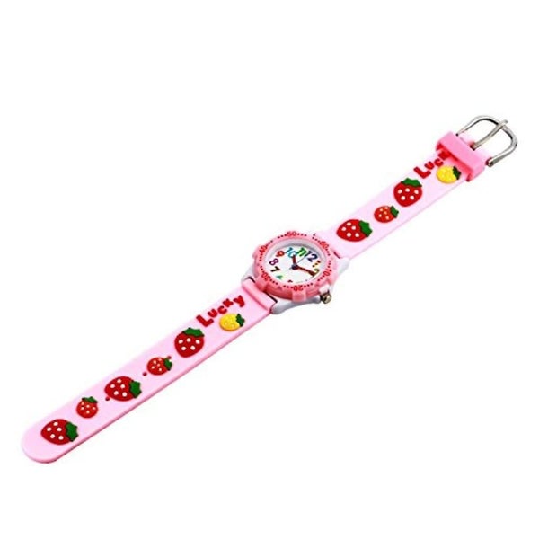 Kids Waterproof Watch Quartz Wristwatches For Boys Girls Unique Design Carousel 5