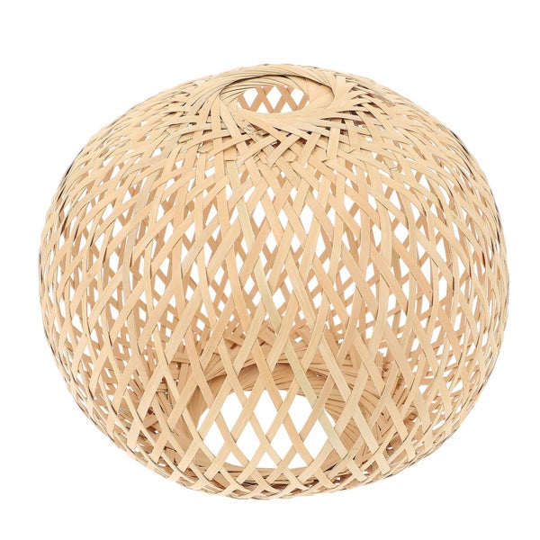 Rustic Light Fixtures Ceiling Teahouse Lamp Shade Rattan Lamp Cover Woven Lamp Carousel 1