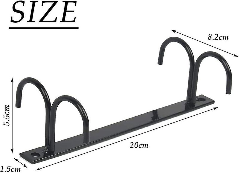 6-pack Rustic Mug Holder Rack Under Cabinet Cup Organizer With Hooks Carousel 2