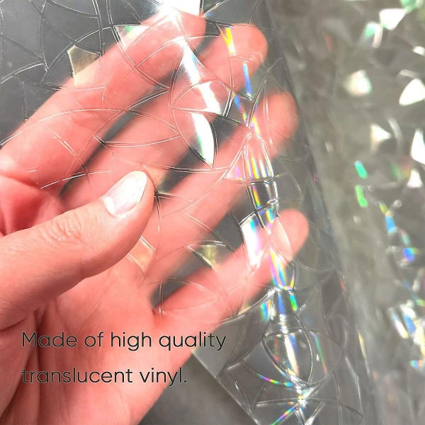 Rabbit Rainbow Prism Electrostatic Glass Stickers Pvc Decoration Prevents Bird Carousel 5