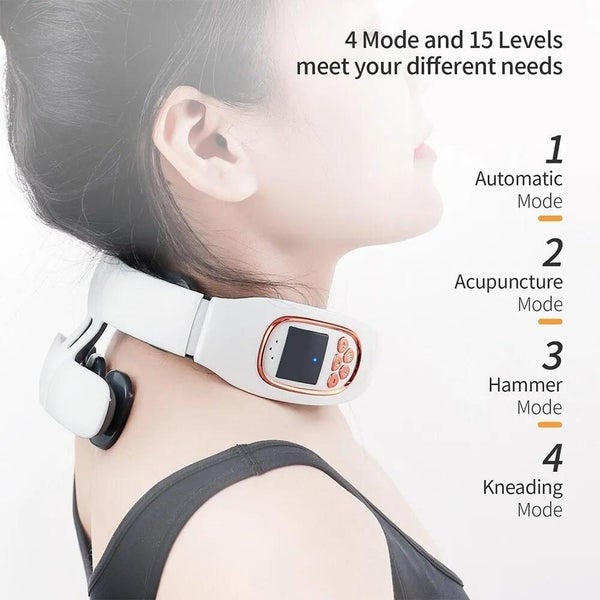 Electric Cervical Neck Massager 6-head Body Shoulder Neck Relax Massage Machine Carousel 10