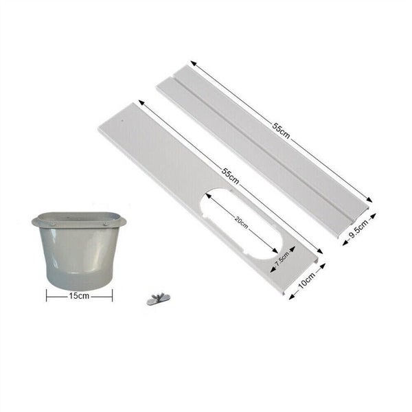 15cm 2pc Window Adapter Tube Connector for Portable Air Conditioner Exhaust Hose Carousel 1