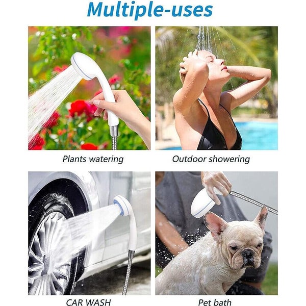 USB Rechargeable Shower Pump Portable Camping Electric Shower Compact Outdoor Carousel 9