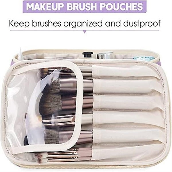 Makeup Bag Set Cosmetic Bag Makeup Bags For Women With Cow Animal Milk Mini Cu Carousel 5