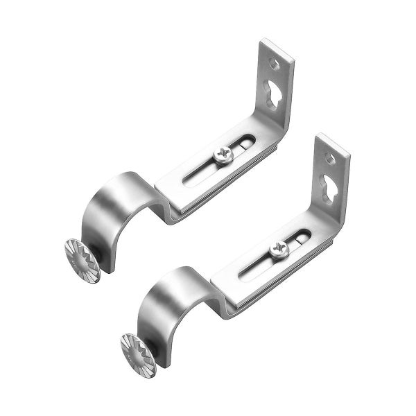 Winomo 2pcs 18-22mm Adjustable Curtain Holder Curtain Drapery Rod Bracket matt Carousel 1