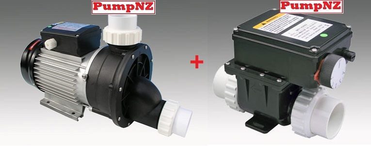 JA50 Pump + H10-RS1 Heater COMBO - Whirlpool SPA Pool - Very Quiet Commercial Carousel 1