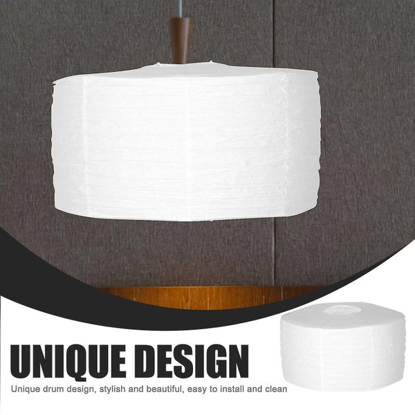 Paper Lamp Shade E27 Base Lantern Hanging Paper Lantern Lamp Shade Cover Carousel 2