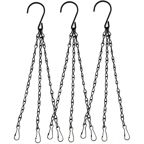 Hanging Basket Chains 3 Sets Of Metal Chains With Clips For Plants Birdcages A Carousel 1