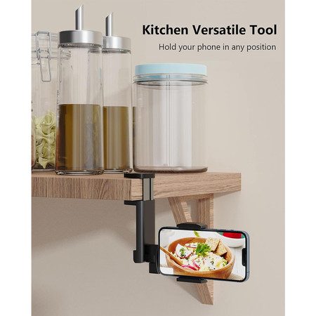 Airplane Travel Essentials Phone Holder, Universal Handsfree Phone Mount Carousel 9