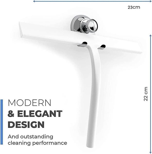 Shower Squeegee With Suction Cup Hook Silicone Rubber Squeegees For Bathroom C Carousel 2