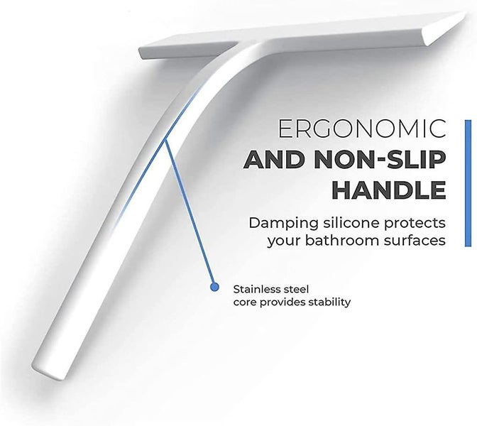 Shower Squeegee With Suction Cup Hook Silicone Rubber Squeegees For Bathroom C Carousel 5