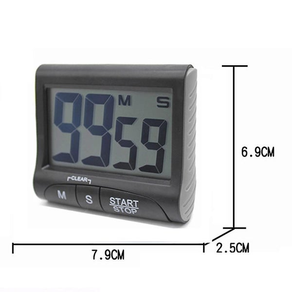 3 Large Display Kitchen Timer Digital Timer Magnetic Back Loud Alarm On A Rope Carousel 2