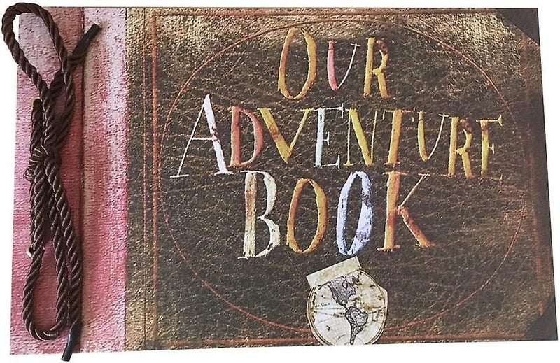 Our Adventure Book Pixar Up Themed Scrapbook With Movie Postcards Wedding And Carousel 1