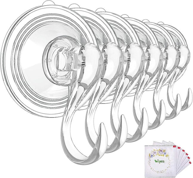 Wreath Hanger Large Clear Reusable Heavy Duty Wreath Hanger Suction Cup With W Carousel 1