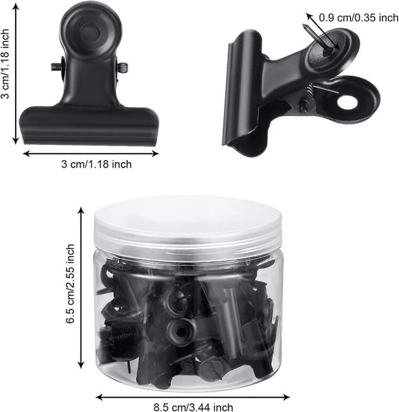 30 Large Pin Clips Heavy-duty Clips For Wall And Artwork Carousel 2