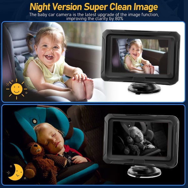 Car Baby Monitor, Surveillance Monitor, 4.3 Inch Camera Monitor Set Carousel 2