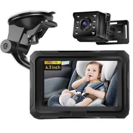 Car Baby Monitor, Surveillance Monitor, 4.3 Inch Camera Monitor Set Carousel 1