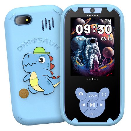 Kids Smart Phone Toys, Touch Screen MP3 Player for Girls Boys,Blue Carousel 1