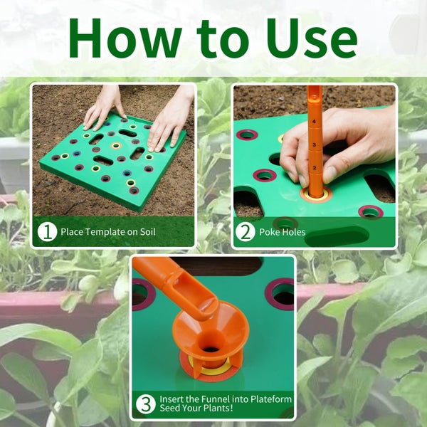 Seeding Square, Seed Spacer Tool for Maximum Harvest Carousel 2