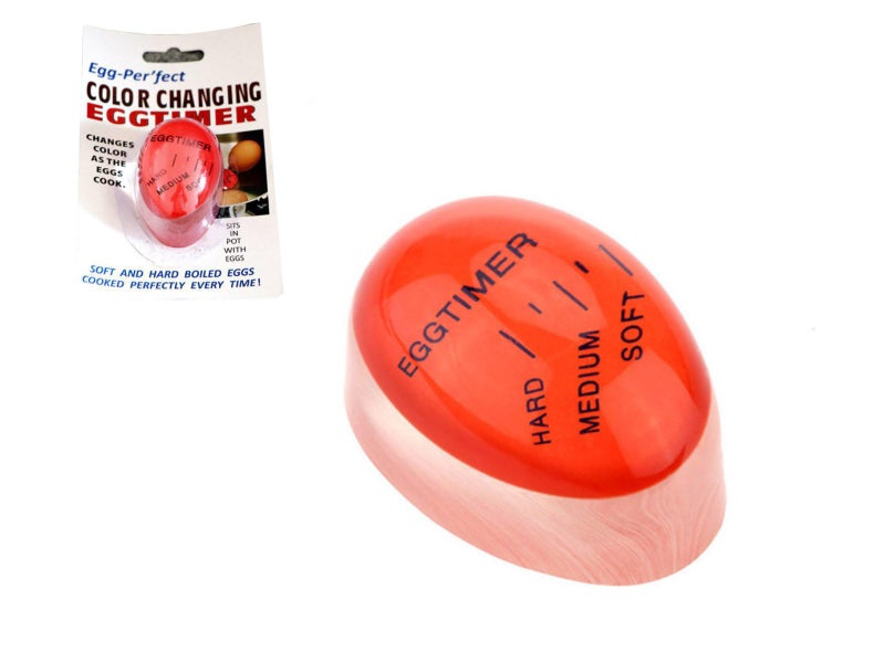 Egg Timer - Color Changing Indicator for Medium, Soft & Hard Boiled Eggs Carousel 1