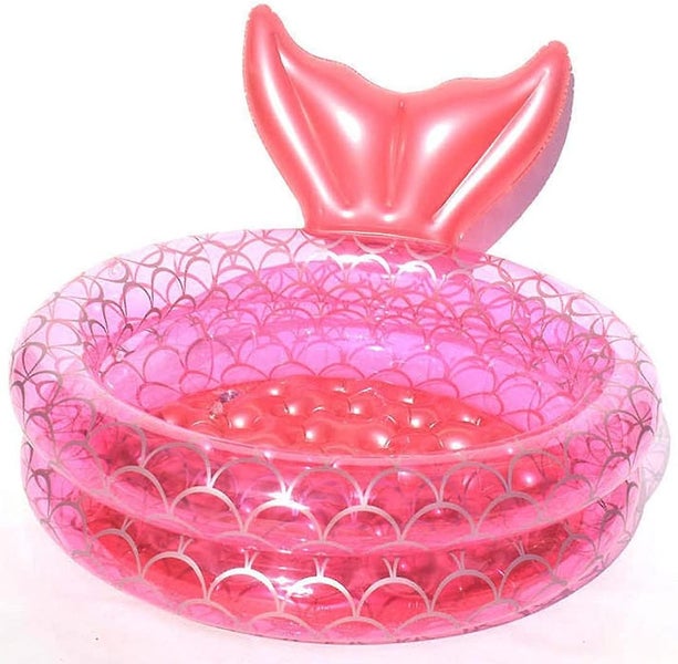 Inflatable Backyard Kiddie Mermaid Pools Garden Round Swimming Pool For Kids K Carousel 1