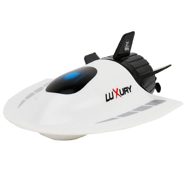Mini Radio Rc Boat Ship Submarine Toy Cool Aquatic Toys white Carousel 1