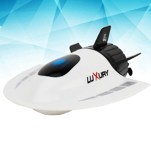 Mini Radio Rc Boat Ship Submarine Toy Cool Aquatic Toys white Carousel 2