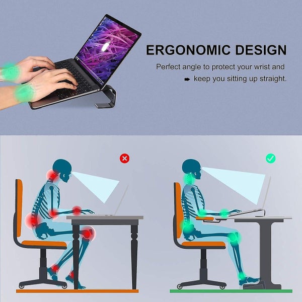 Laptop Stand For Desk Ventilated Ergonomic Aluminum Notebook Stand Carousel 2