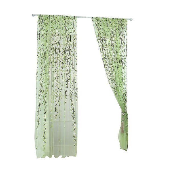 Transparent Window Shades Leaf Curtains Aesthetic Curtains Bohemian Curtains W Carousel 1