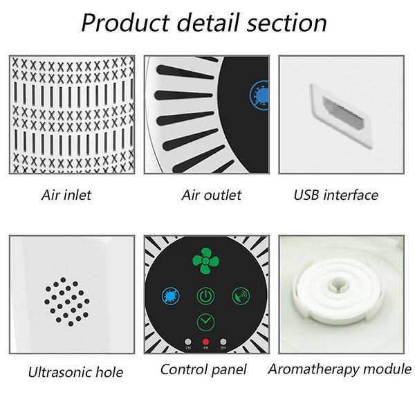 Air Purifiers For Bedroom HomeAir Purifier Air Cleaner For Living Room Home Carousel 5