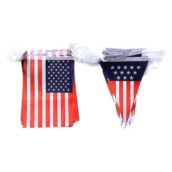 2 Pcs America Flag Usa Flag Banner Decoration National Flag Banner Embroidered Carousel 1
