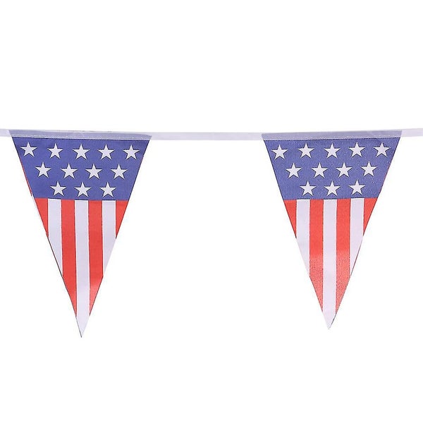 2 Pcs America Flag Usa Flag Banner Decoration National Flag Banner Embroidered Carousel 2