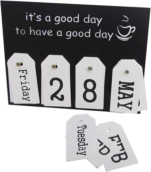 Card Perpetual Calendar Decoration Desktop Hanging Date Cards Ornament Carousel 1