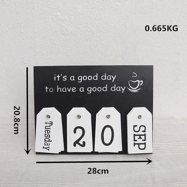 Card Perpetual Calendar Decoration Desktop Hanging Date Cards Ornament Carousel 2